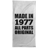 47th Birthday Made in 1977 All Parts Original - Hand Towel