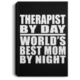 Therapist By Day World's Best Mom By Night - Canvas Portrait