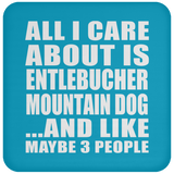 All I Care About Is Entlebucher Mountain Dog - Drink Coaster