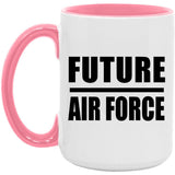 Future Air Force - 15oz Accent Mug Pink