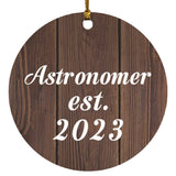 Astronomer Established Est. 2023 - Circle Ornament D