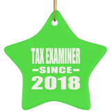 Tax Examiner Since 2018 - Star Ornament