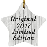 7th Birthday Original 2017 Limited Edition - Star Ornament F