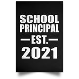 School Principal Established EST. 2021 - Poster Portrait