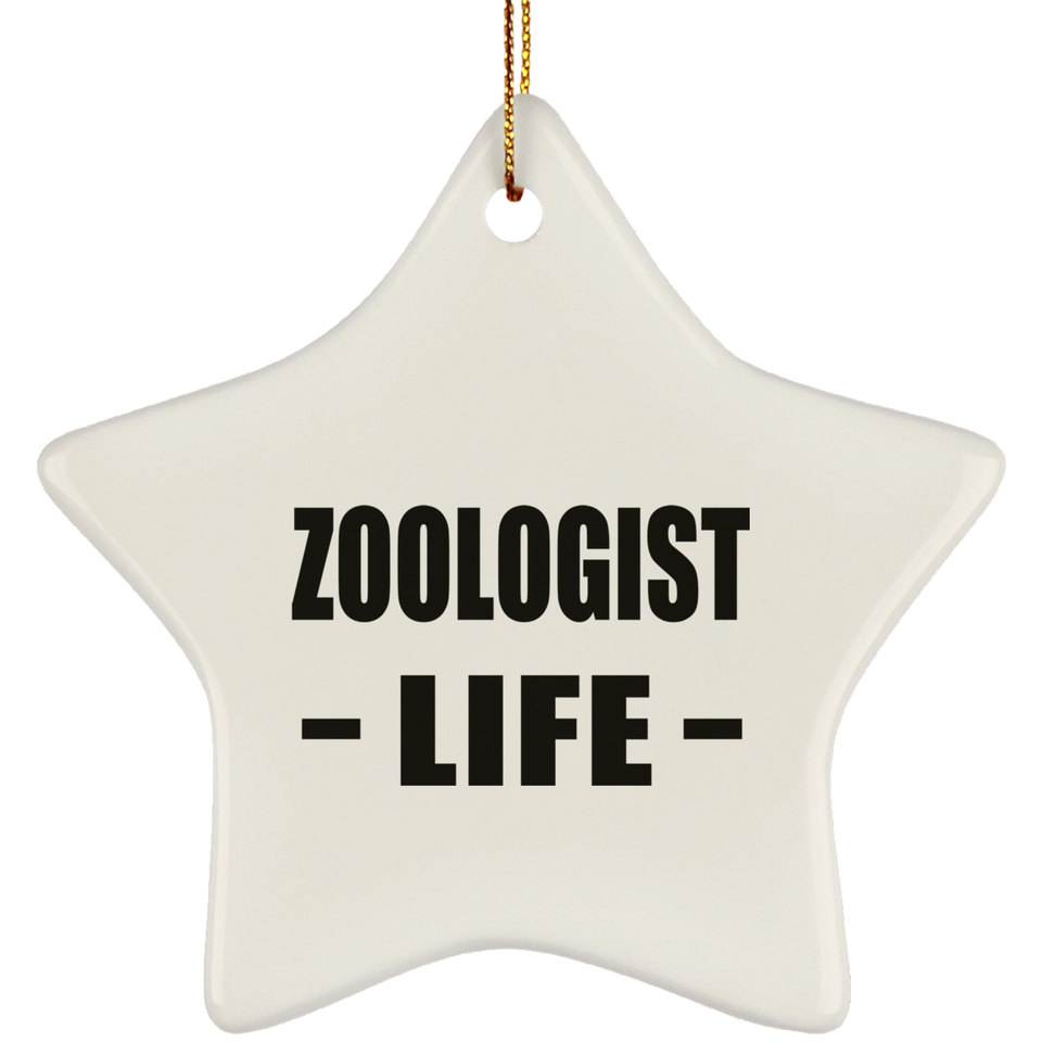 Zoologist Life - Star Ornament