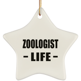 Zoologist Life - Star Ornament