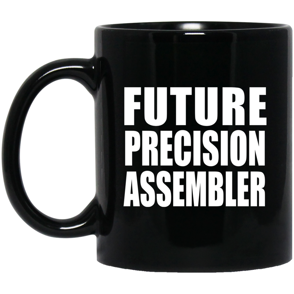 Future Precision Assembler - 11oz Coffee Mug Black