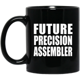 Future Precision Assembler - 11oz Coffee Mug Black