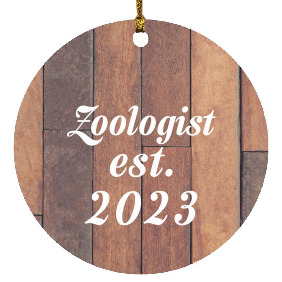 Zoologist Established Est. 2023 - Circle Ornament E