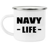 Navy Life - 12oz Camping Mug