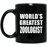 World's Greatest Zoologist - 11 Oz Coffee Mug Black