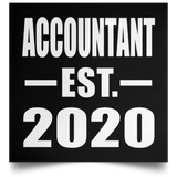 Accountant Established EST. 2020 - Poster Square