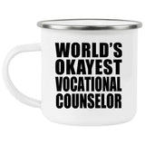 World's Okayest Vocational Counselor - 12oz Camping Mug