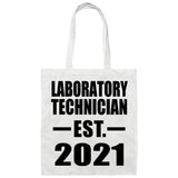 Laboratory Technician Established EST. 2021 - Tote Bag White
