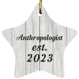 Anthropologist Established Est. 2023 - Star Ornament F