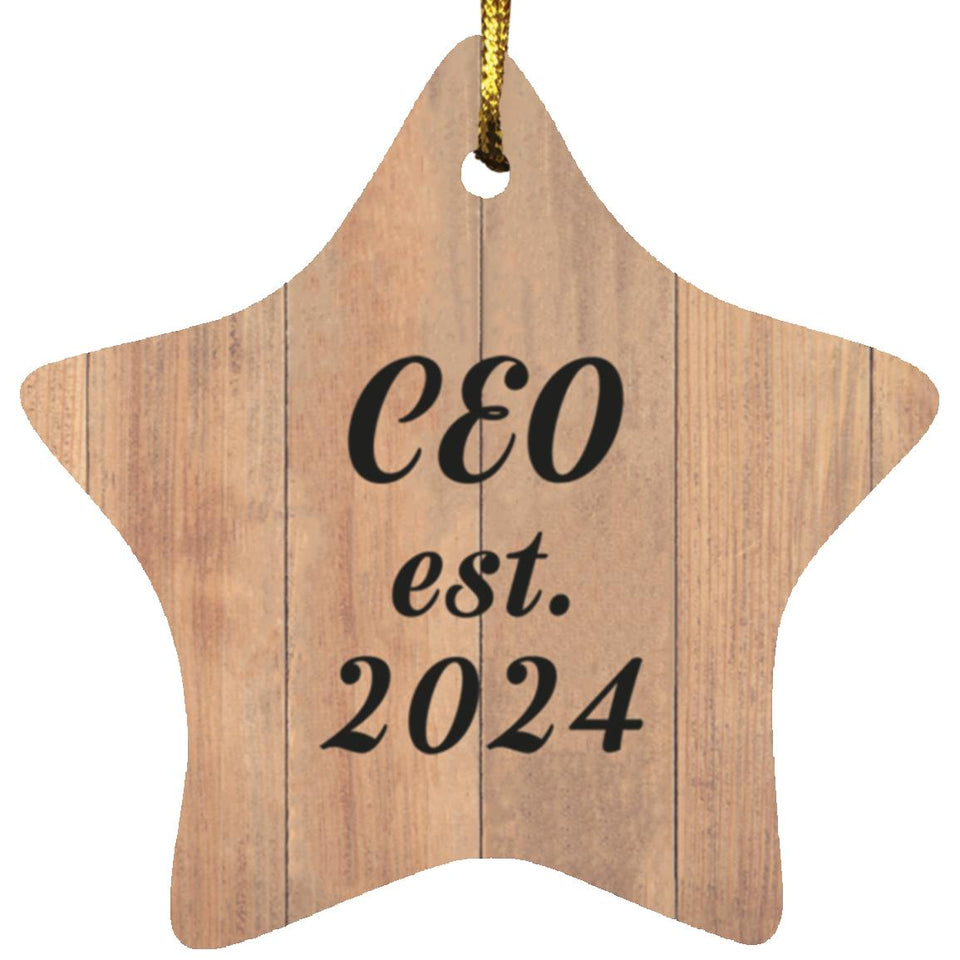 CEO Established Est. 2024 - Star Ornament C