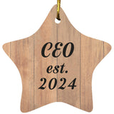CEO Established Est. 2024 - Star Ornament C