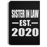 Sister In Law Established EST. 2020 - Canvas Portrait