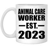 Animal Care Worker Established EST. 2023 - 11oz Coffee Mug