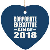 Corporate Executive Since 2018 - Heart Ornament