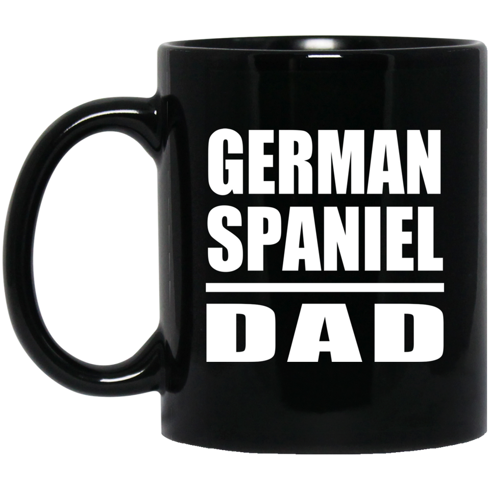 German Spaniel Dad - 11oz Coffee Mug Black