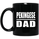 Pekingese Dad - 11oz Coffee Mug Black