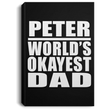 Peter World's Okayest Dad - Canvas Portrait