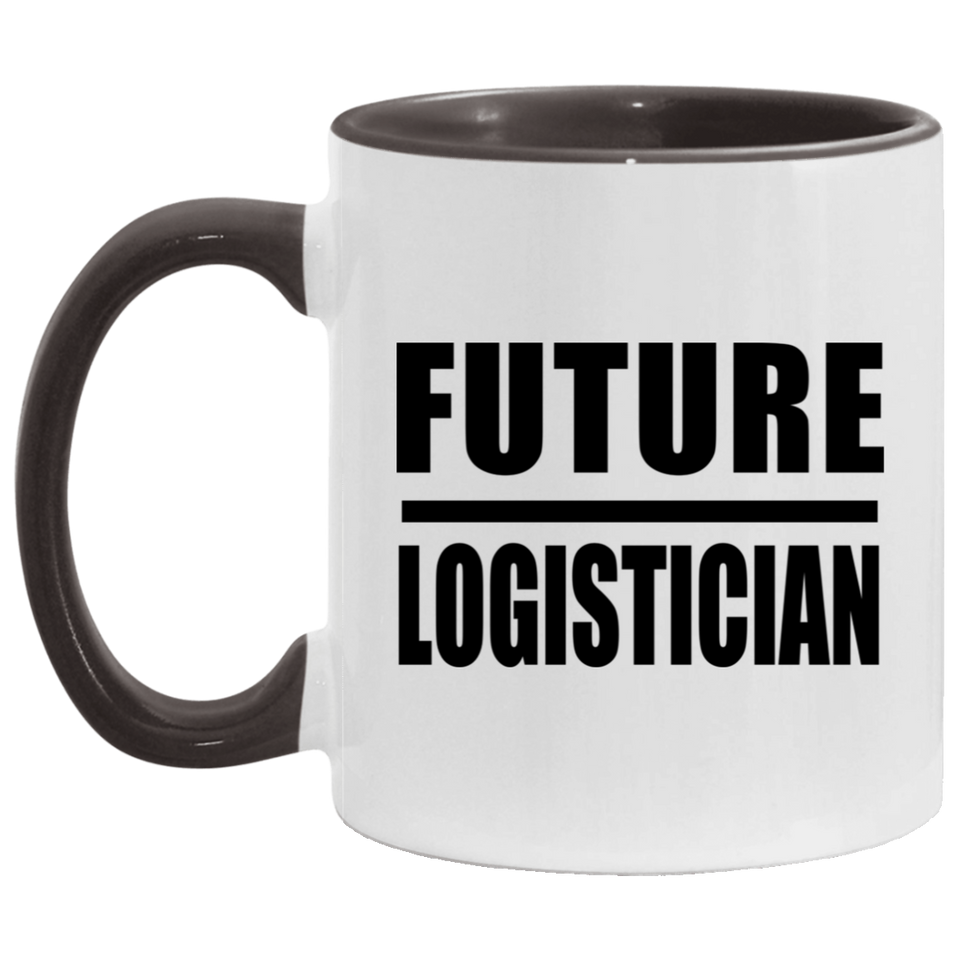 Future Logistician - 11oz Accent Mug Black