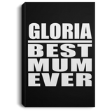 Gloria Best Mum Ever - Canvas Portrait