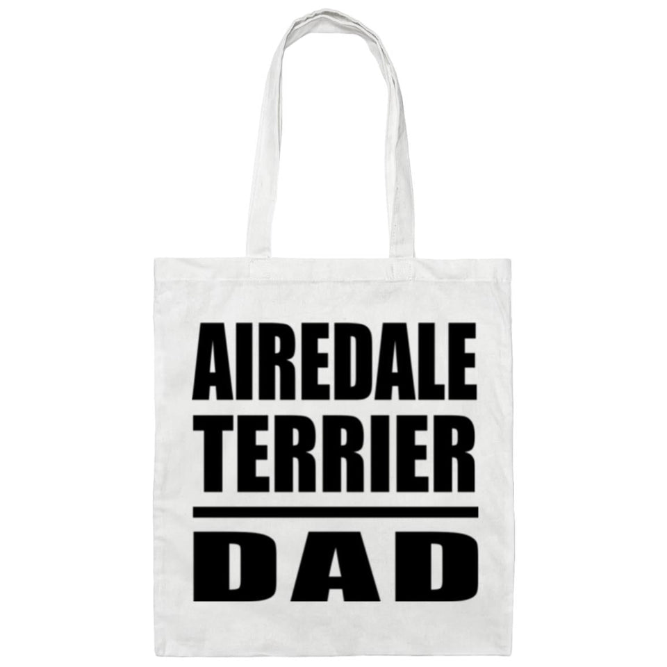 Airedale Terrier Dad - Tote Bag White