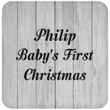 Philip Baby's First Christmas - Drink Coaster F