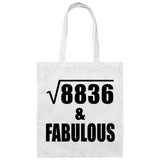 94th Birthday Square Root of 8836 & Fabulous - Tote Bag White