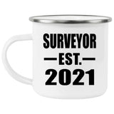Surveyor Established EST. 2021 - 12oz Camping Mug