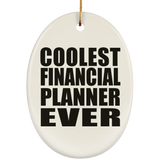 Coolest Financial Planner Ever - Oval Ornament