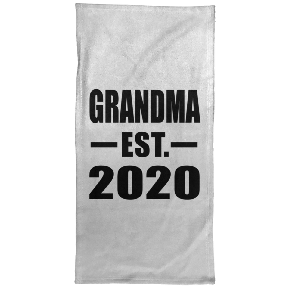 Grandma Established EST. 2020 - Hand Towel
