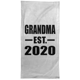 Grandma Established EST. 2020 - Hand Towel