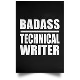 Badass Technical Writer - Poster Portrait