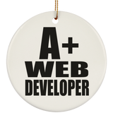 A+ Web Developer - Circle Ornament