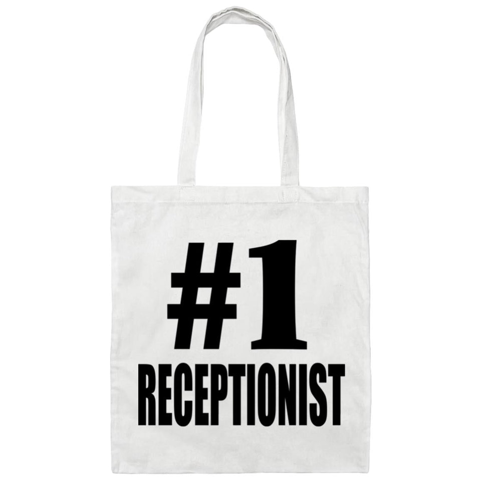 Number One #1 Receptionist - Tote Bag White