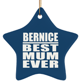 Bernice Best Mum Ever - Star Ornament