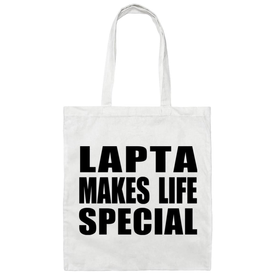 Lapta Makes Life Special - Tote Bag White