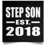 Step Son Established EST. 2018 - Poster Square