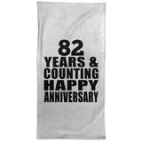 Happy 82nd Anniversary 82 Years & Counting - Hand Towel