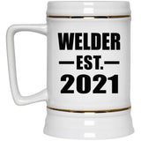 Welder Established EST. 2021 - Beer Stein