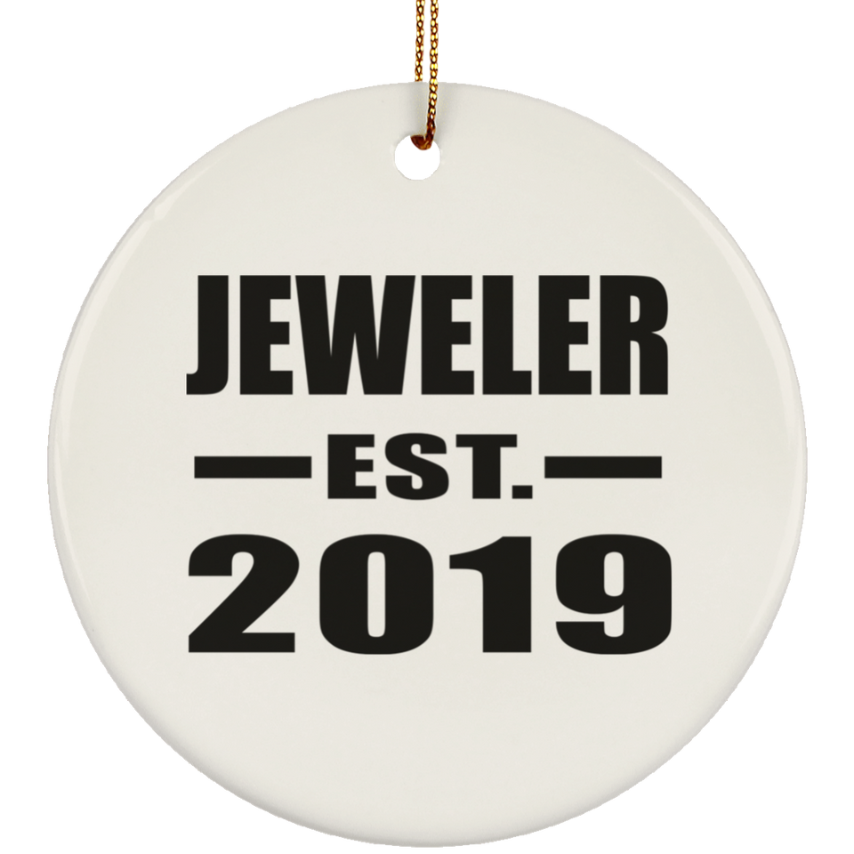 Jeweler Established EST. 2019 - Circle Ornament