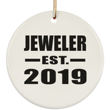 Jeweler Established EST. 2019 - Circle Ornament