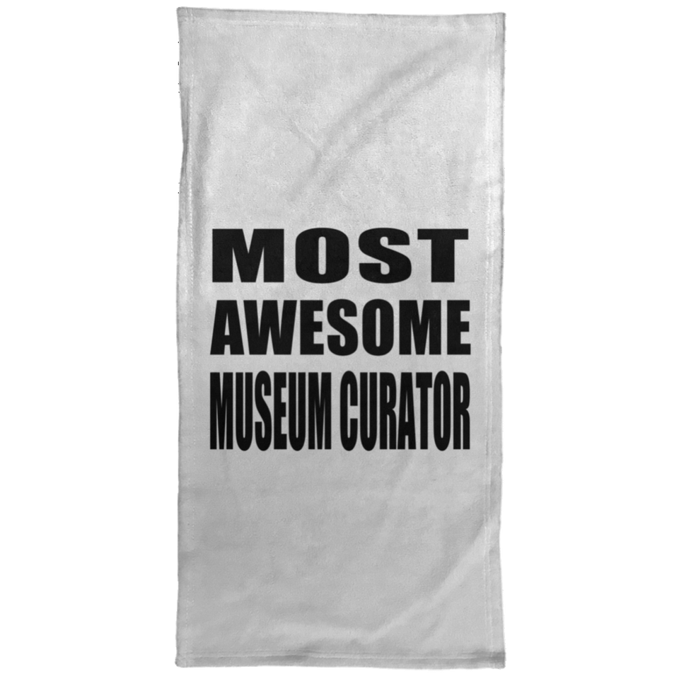Most Awesome Museum Curator - Hand Towel