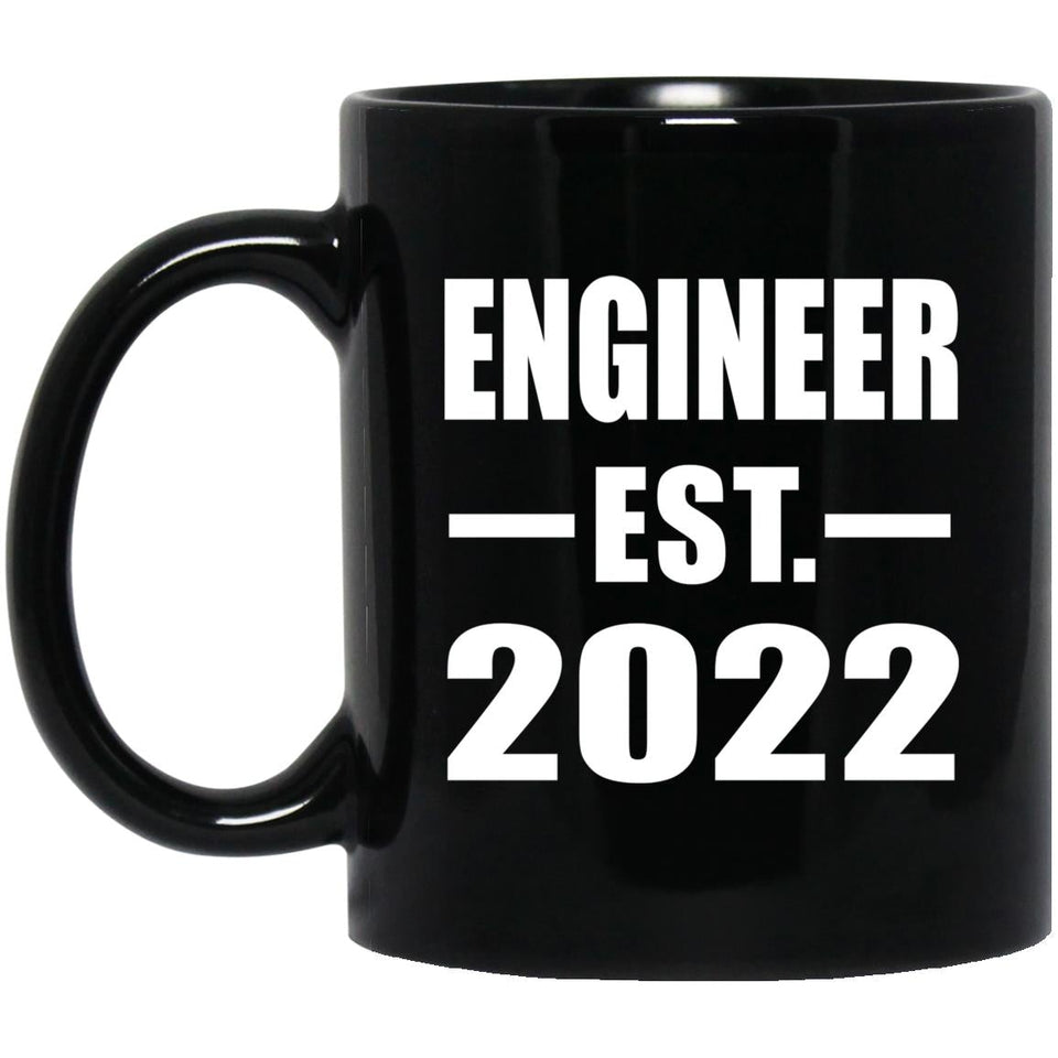 Engineer Established EST. 2022 - 11oz Coffee Mug Black