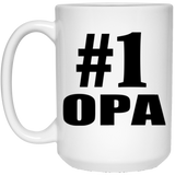 Number One #1 Opa - 15 Oz Coffee Mug
