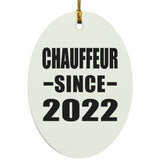 Chauffeur Since 2022 - Oval Ornament